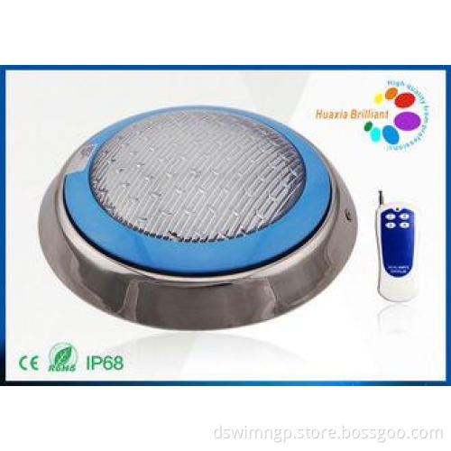 IP68 Epistar 24W RGB LED Pool Light 12V DC 600lm , Stainles